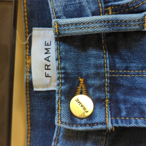 FRAME Le Garcon distressed slim boyfriend jeans - Picture 6 of 15